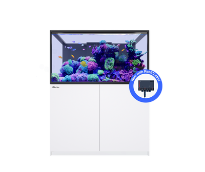 Red Sea REEFER S-550 G3+ aquarium system with white cabinet