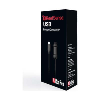 Red Sea ReefSense USB Power Connector, powers a ReefSense probe from a USB-C source for standalone monitoring