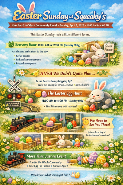 🐰 Easter Sunday at Squeaky’s