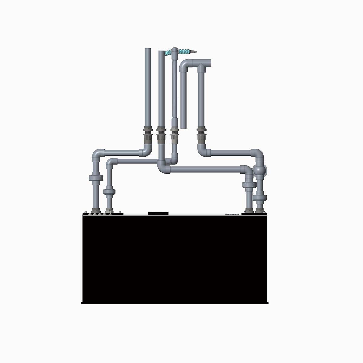 Innovative Marine INT 170 Gallon Complete Reef System in black, view 7