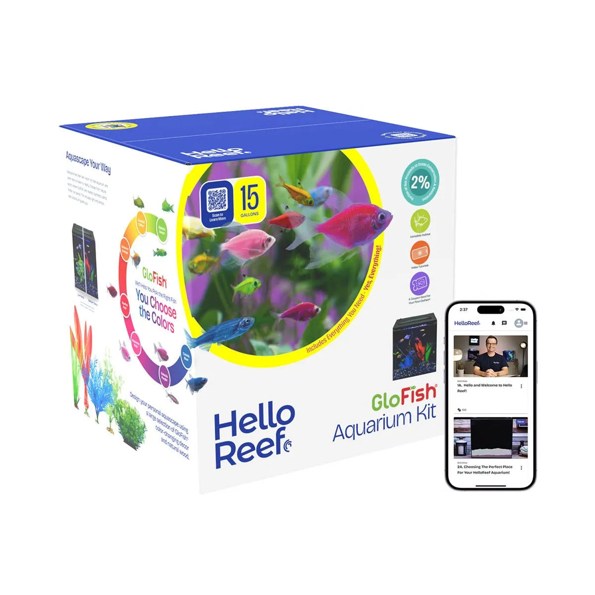 HelloReef GloFish® Aquarium Kit