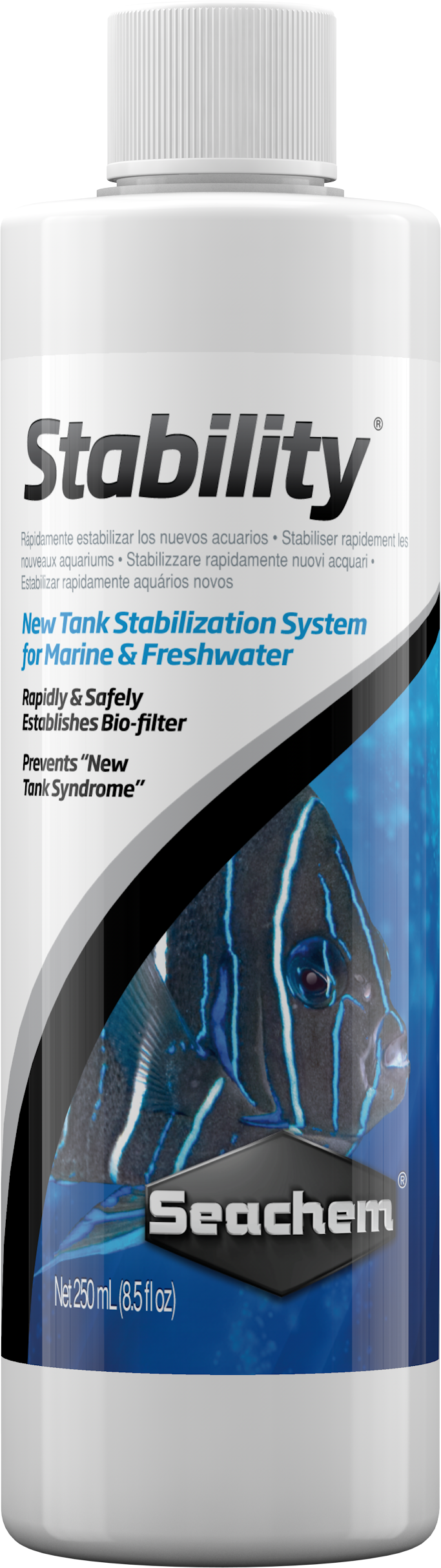 Seachem Stability 250 mL bottle, live bacteria to establish the aquarium biofilter