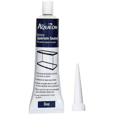 Aqueon Silicone Sealant 3 oz Clear aquarium-safe silicone tube