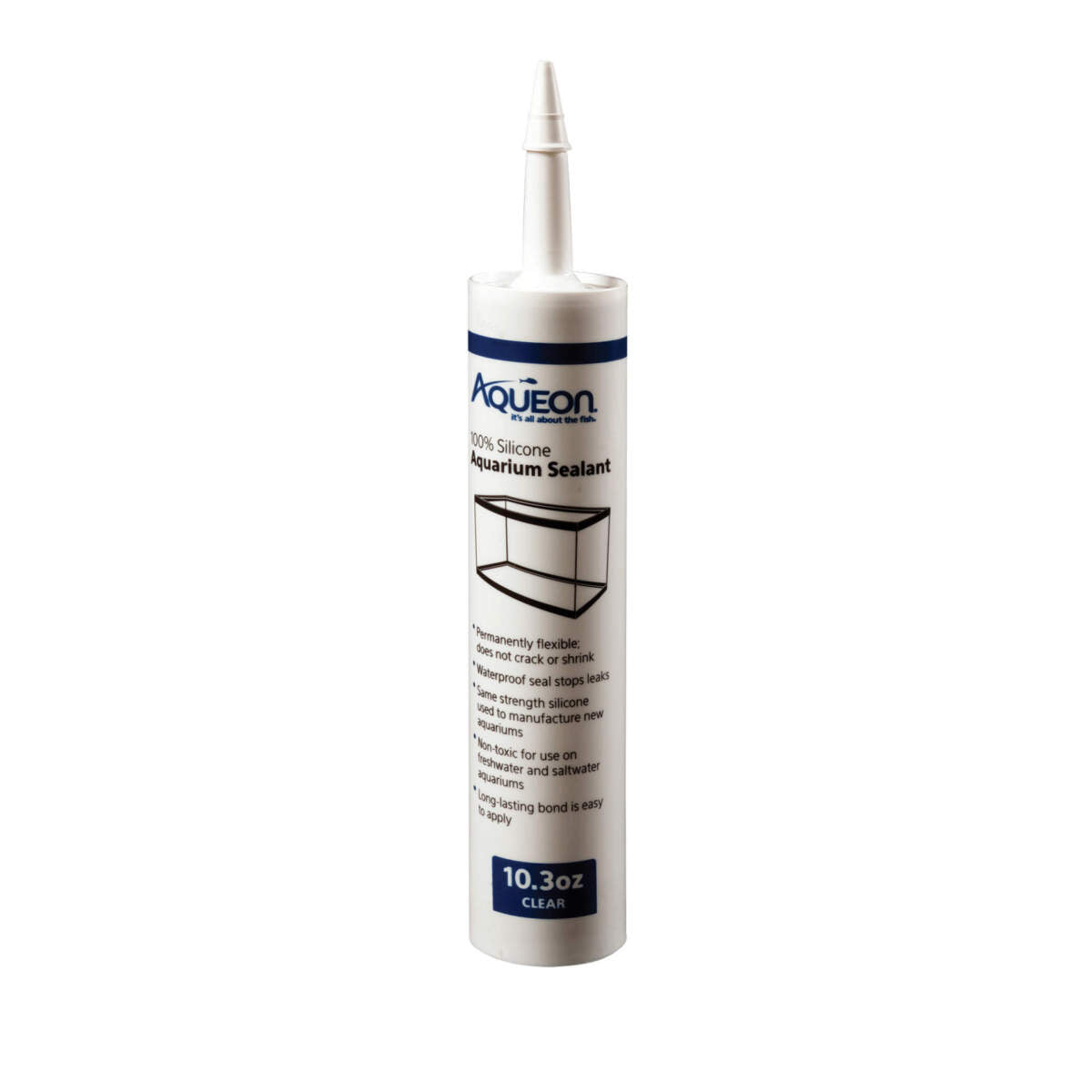 Aqueon Silicone Sealant 10.3 oz Clear cartridge for aquariums