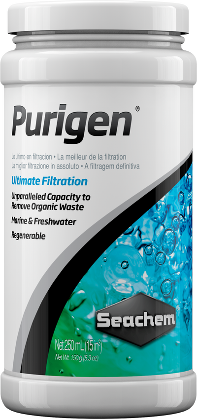 Seachem Purigen 250 ml tub, regenerable filter resin for marine and freshwater