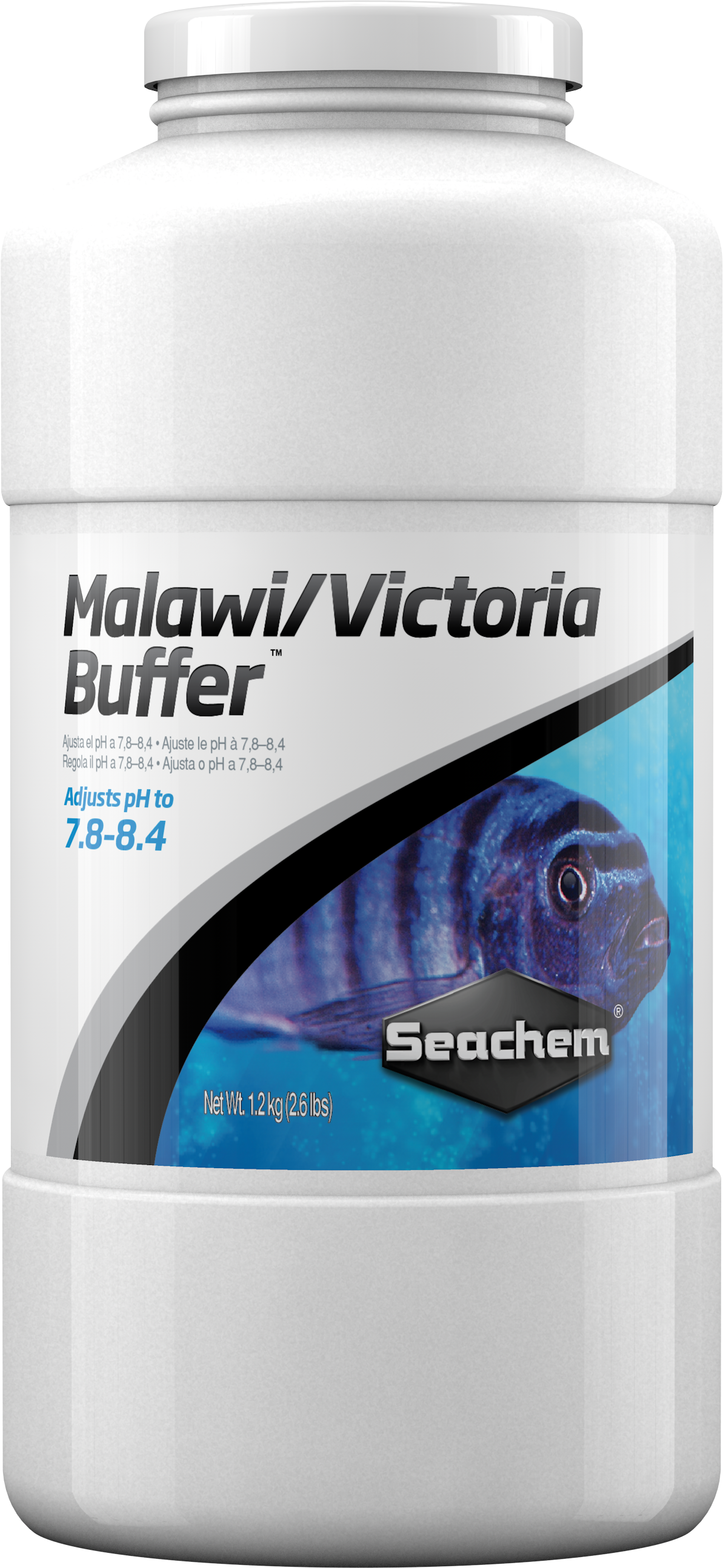 Seachem Malawi/Victoria Buffer 1.2 kg container, net weight 1.2 kg (2.6 lbs)