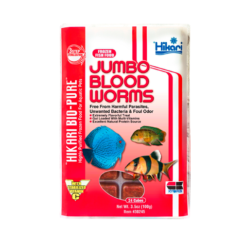 Hikari Bio-Pure Frozen Jumbo Blood Worms