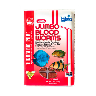 Hikari Bio-Pure Frozen Jumbo Blood Worms