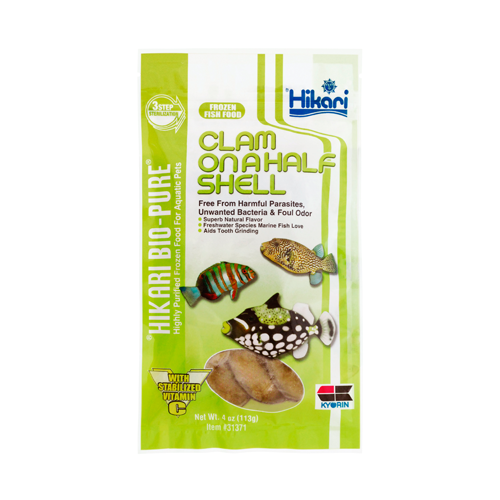 Hikari Bio-Pure Frozen Clam on a Half Shell