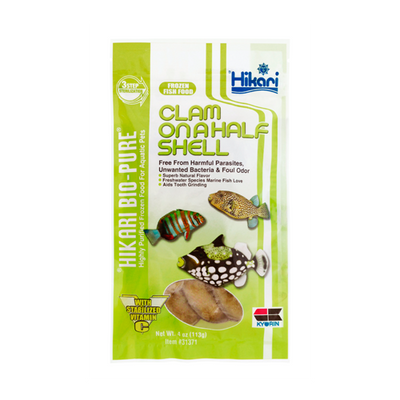 Hikari Bio-Pure Frozen Clam on a Half Shell