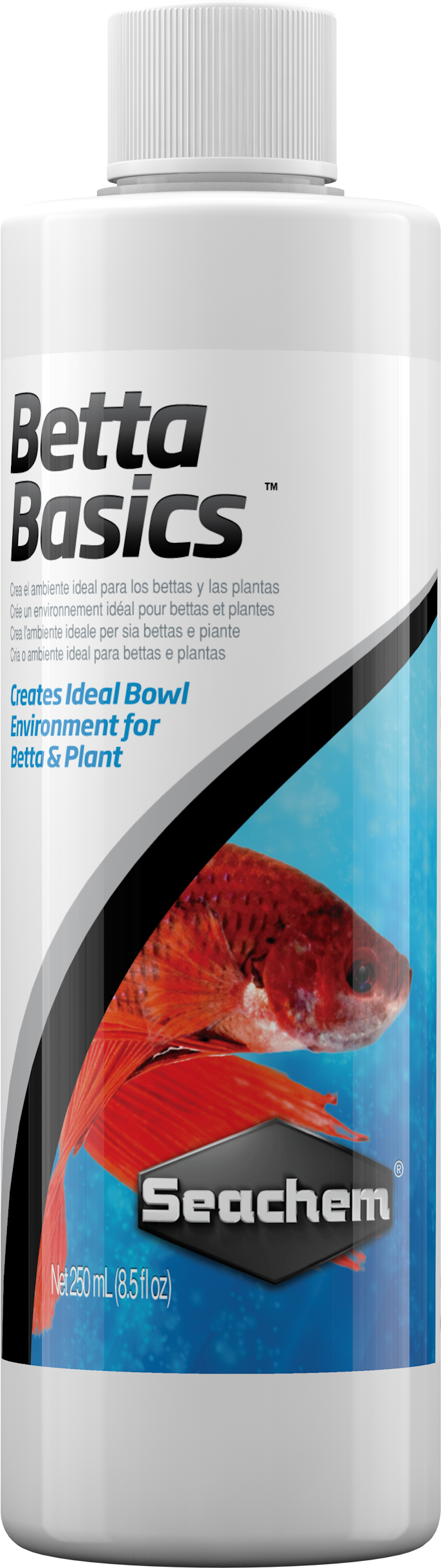 Seachem Betta Basics 250 mL bottle for conditioning betta tanks