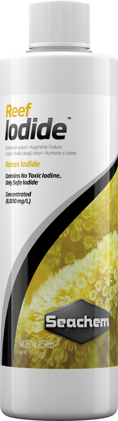 Seachem Reef Iodide 250 mL bottle, reef iodine supplement