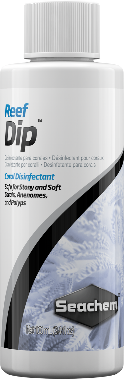 Seachem Reef Dip iodine coral dip and disinfectant bottle