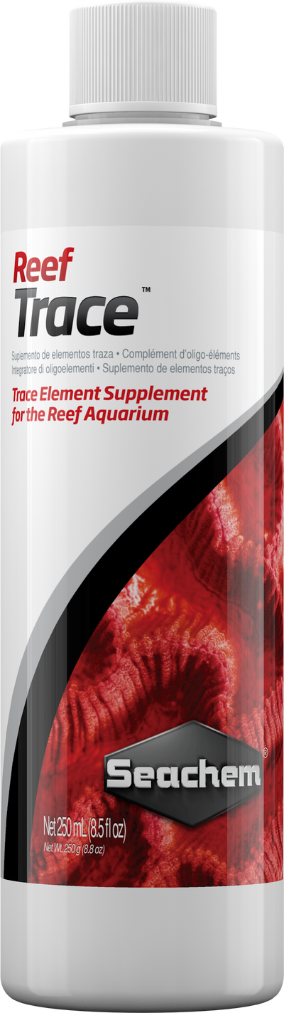 Seachem Reef Trace 250 mL bottle, trace element supplement for corals and invertebrates