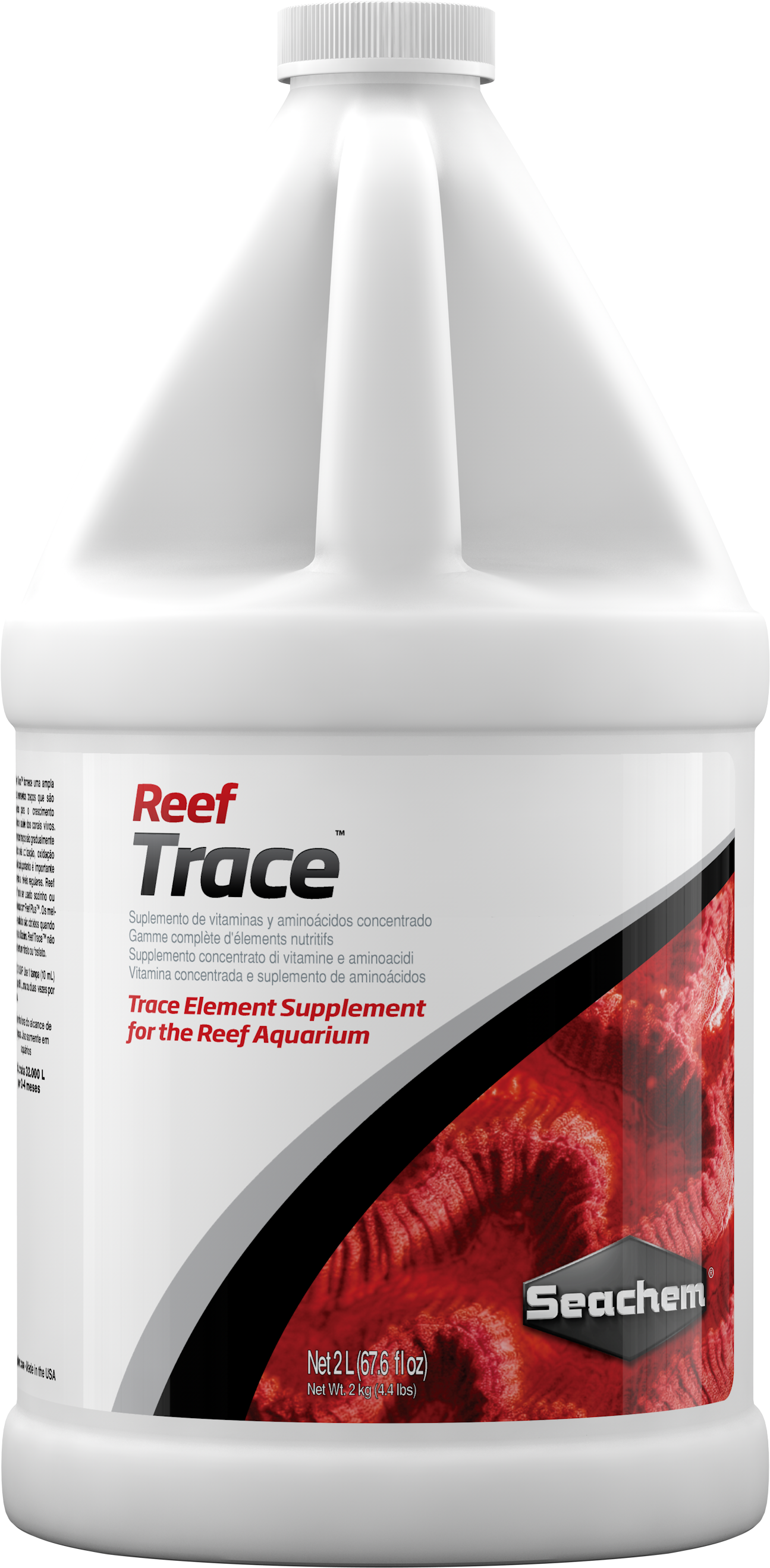 Seachem Reef Trace 2 L jug, bulk reef trace element supplement for large systems