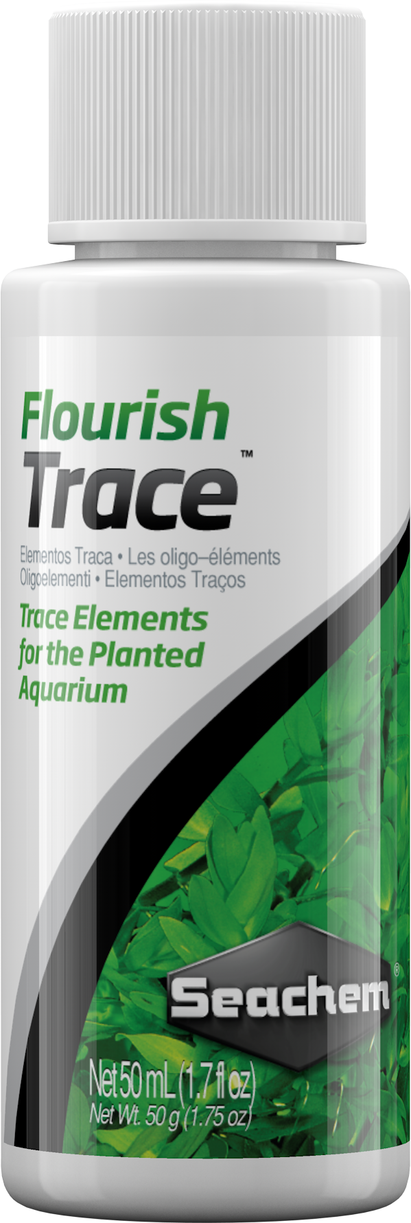 Seachem Flourish Trace 50 mL bottle, planted aquarium trace element supplement