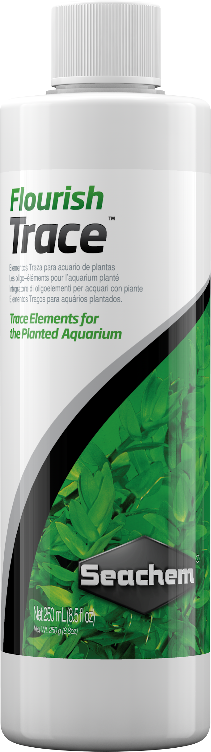 Seachem Flourish Trace 250 mL bottle, trace element supplement for the planted aquarium