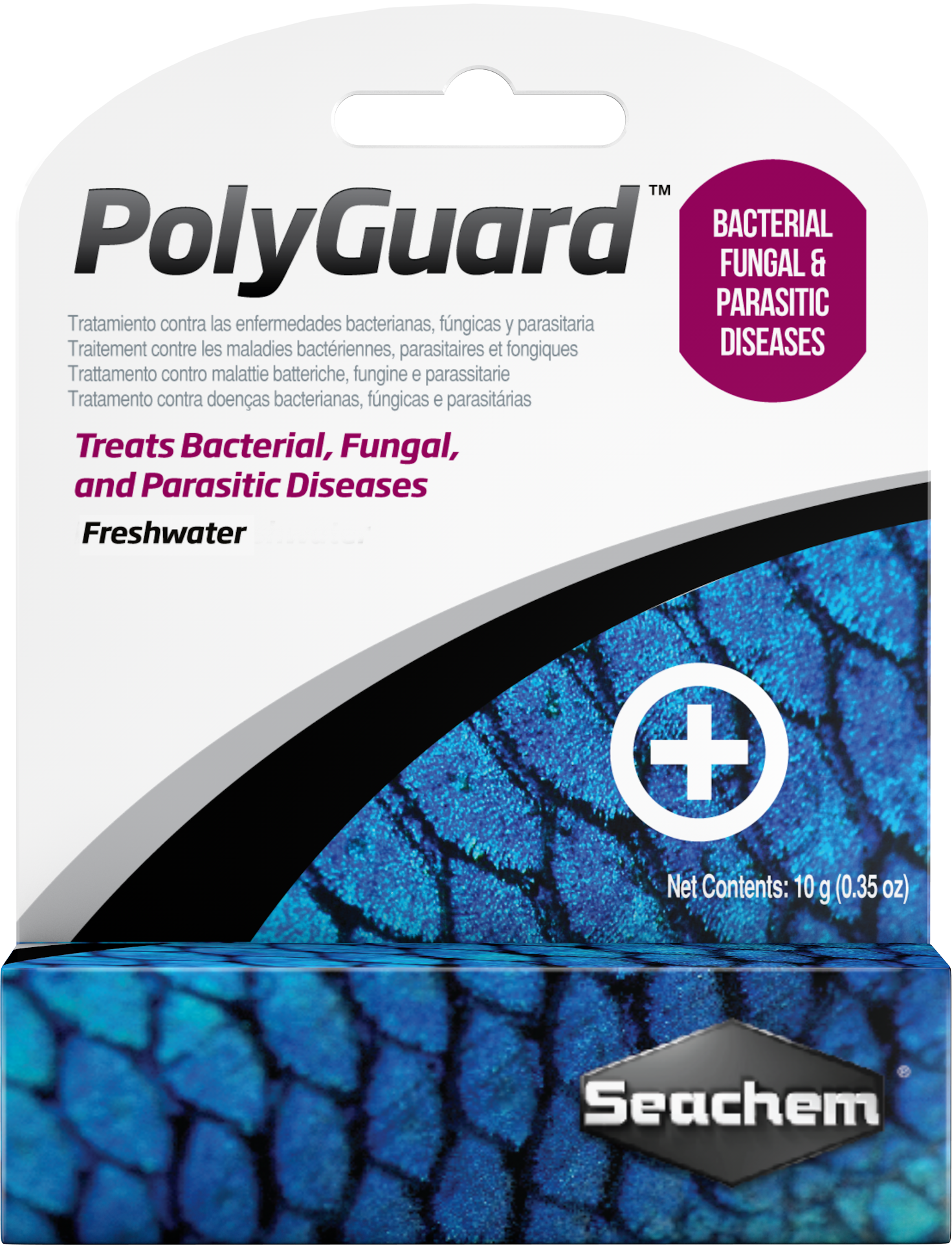 Seachem PolyGuard broad spectrum bacterial fungal and parasitic fish medication package