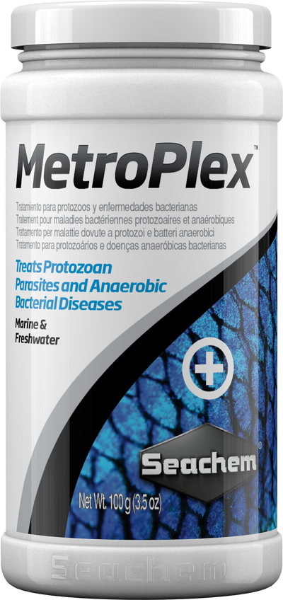 Seachem MetroPlex – Bacterial & Protozoan Fish Treatment