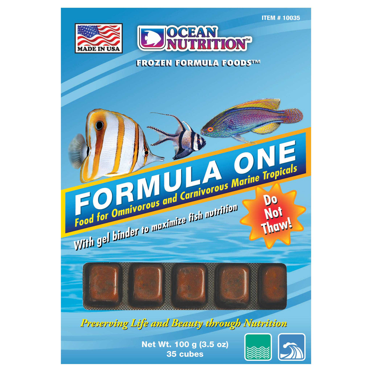 Ocean Nutrition Frozen Formula One carnivore food