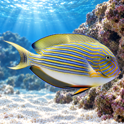 Clown Tang (Acanthurus lineatus)