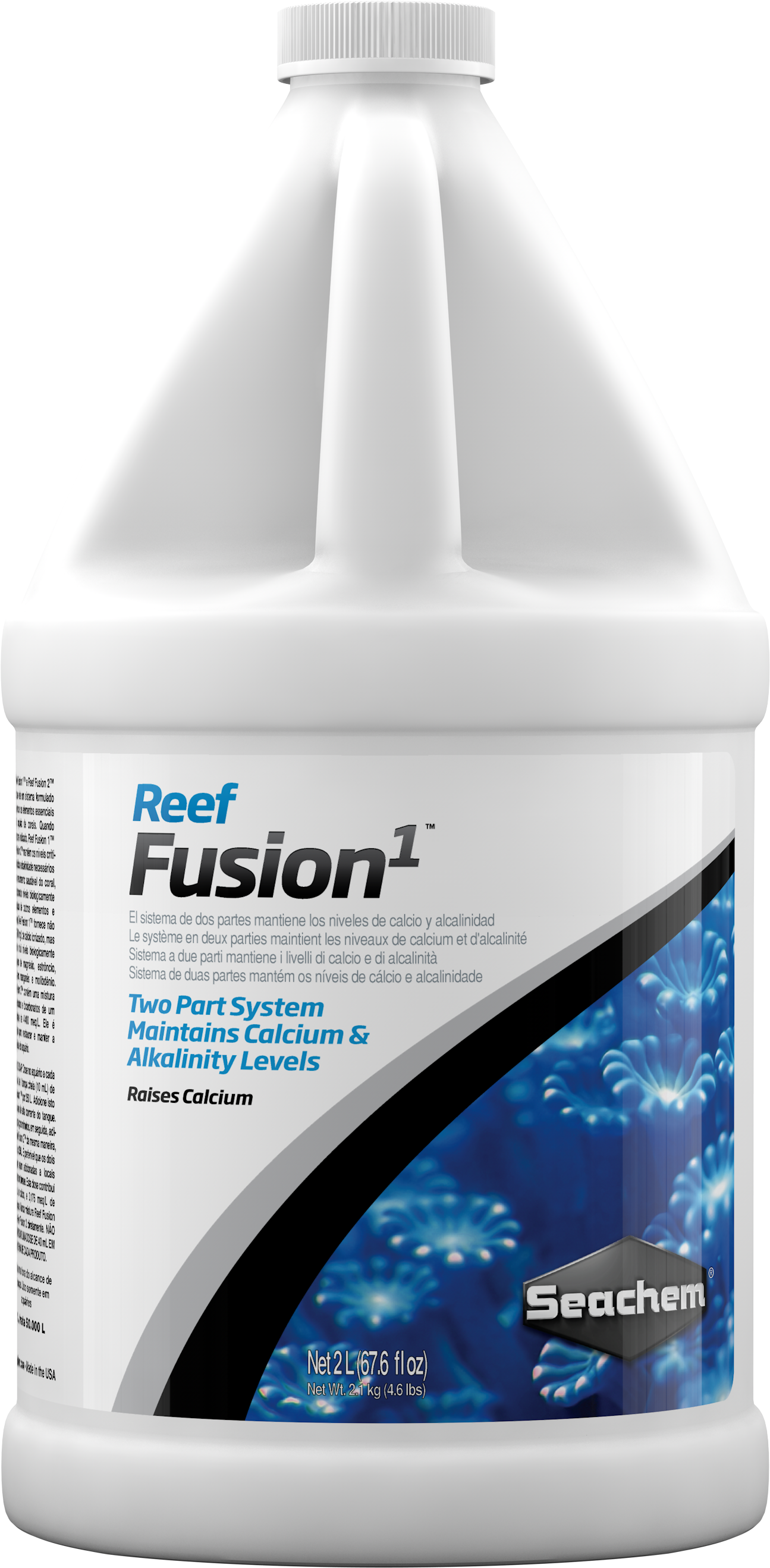 Seachem Reef Fusion 1 2 L jug, reef calcium and trace element supplement