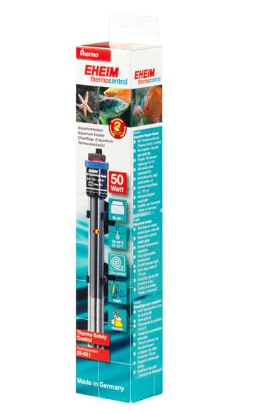 Eheim Jäger TruTemp – 50W Fully Submersible Aquarium Heater