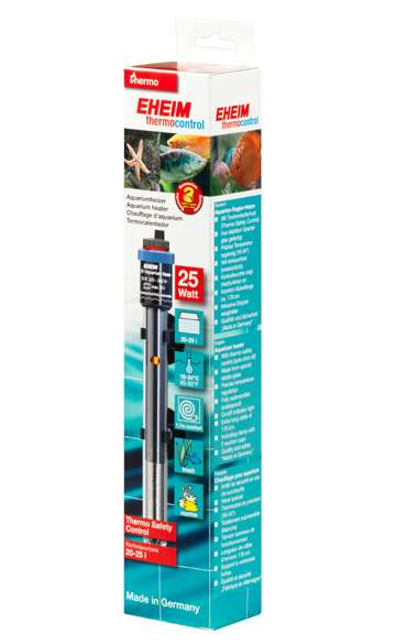 Eheim Jäger TruTemp – 25W Fully Submersible Aquarium Heater