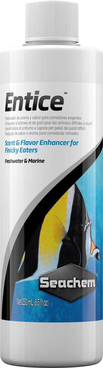 Seachem Entice fish feeding stimulant and attractant bottle