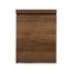 Fluval Visi-White 60P Aquascape Cabinet in walnut, single handleless soft close door