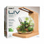 Fluval Liv Microscaping Aquarium Kit retail box, teak 1.6 gallon round bowl nano aquarium