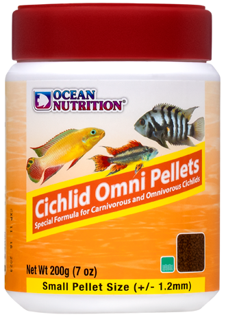 Ocean Nutrition Cichlid Omni Pellets Small pouch, freshwater cichlid food