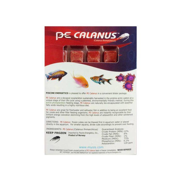 PE Frozen Calanus blister pack, front of package