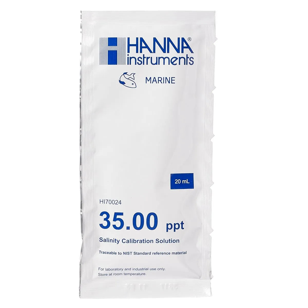 Hanna 35.00 ppt Marine salinity calibration solution sachet HI70024