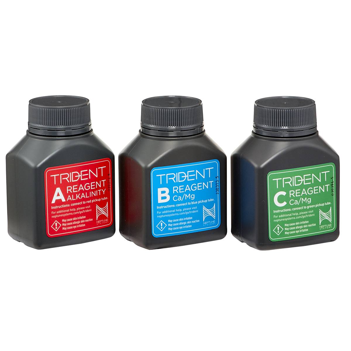 Neptune Systems 2-Month Trident ACM Reagent Kit, Reagent A, B and C bottles