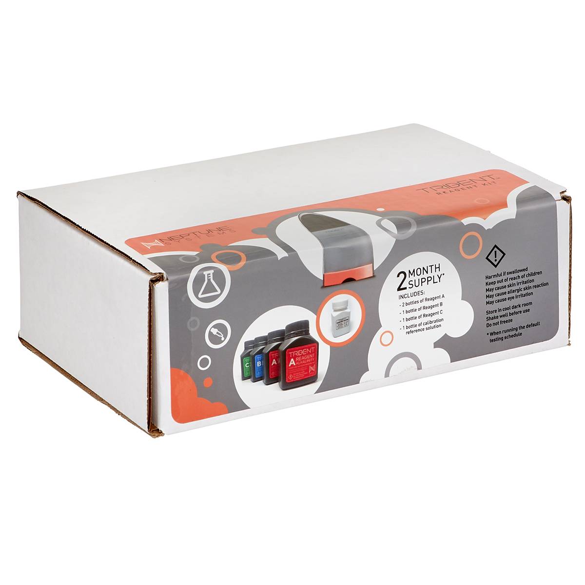 Neptune Systems 2-Month Trident ACM Reagent Kit, retail box angle