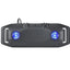 Kessil AP9X reef light top view showing dual Dense Matrix LED arrays lit blue