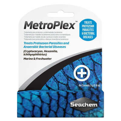 Seachem MetroPlex – Bacterial & Protozoan Fish Treatment – 0.2 oz