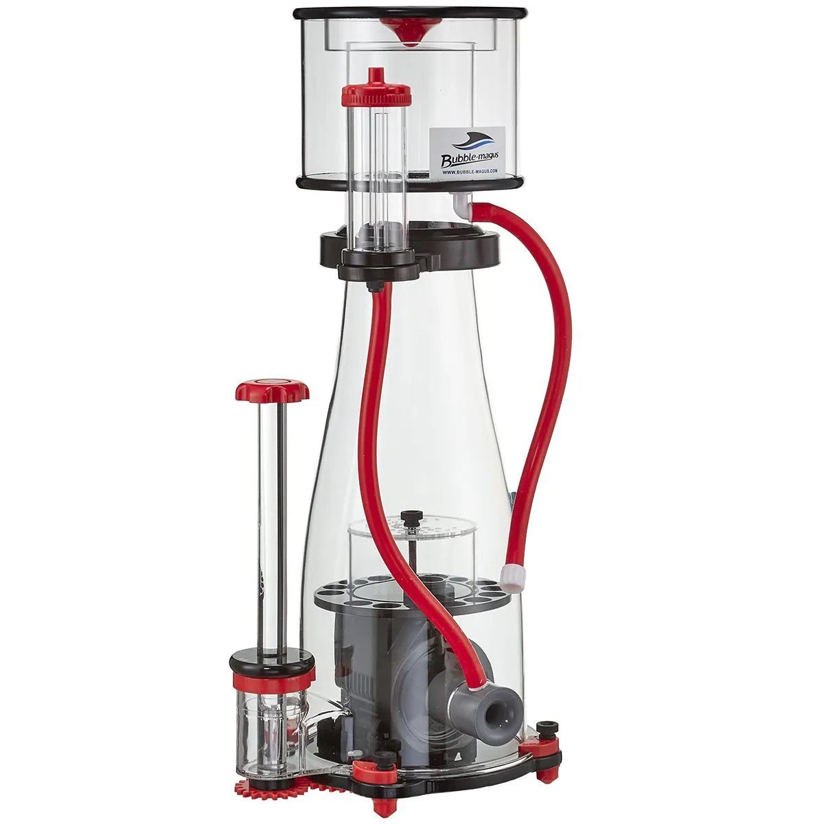 Bubble Magus Curve 7 Elite protein skimmer with Sicce PSK-600 pump, angled view