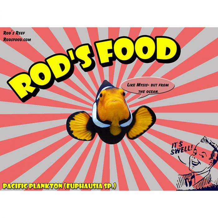 Rod's Food Frozen Pacific Plankton 6 oz package, front