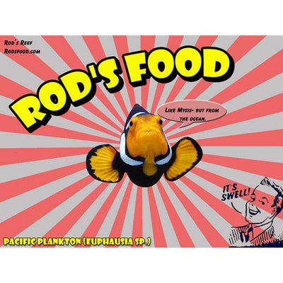 Rod's Food Frozen Pacific Plankton 6 oz package, front