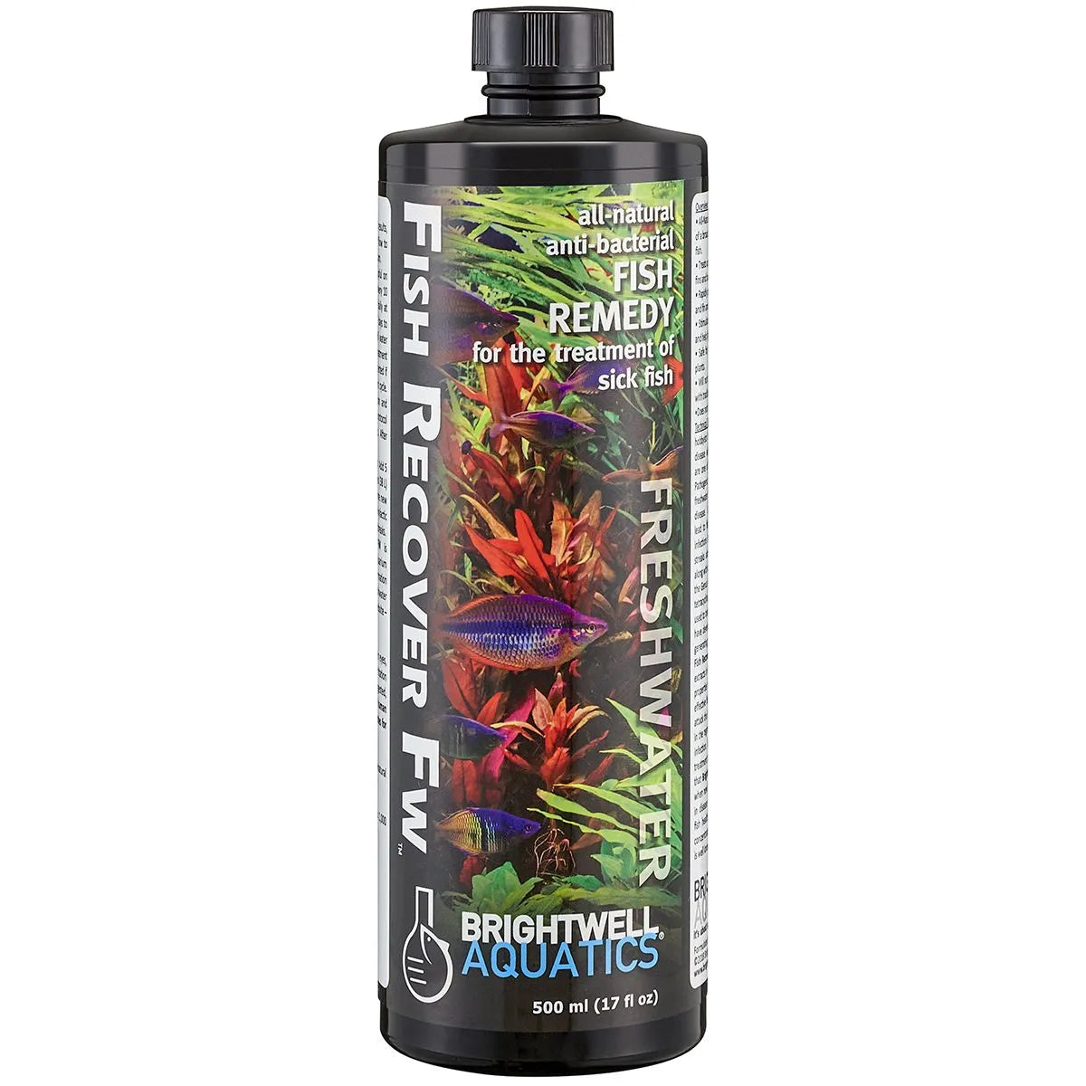 Brightwell Aquatics Fish Recover FW – Natural Herbal Medication – 500 mL
