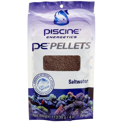 Piscine Energetics – PE Saltwater Pellets – 3 mm, 4 oz