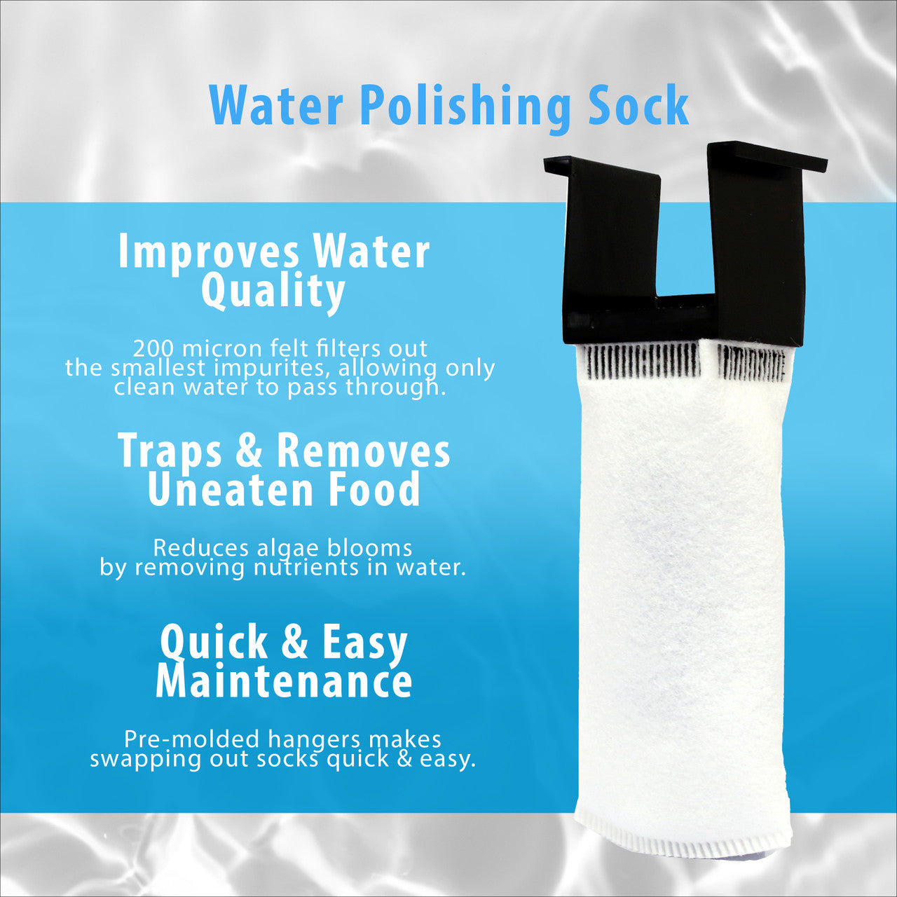 Innovative Marine Fusion 20 Long 200 micron water polishing filter sock