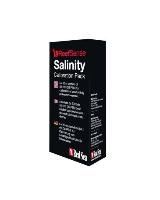 Red Sea ReefSense salinity calibration solution, five single-use 53.1 mS sachets