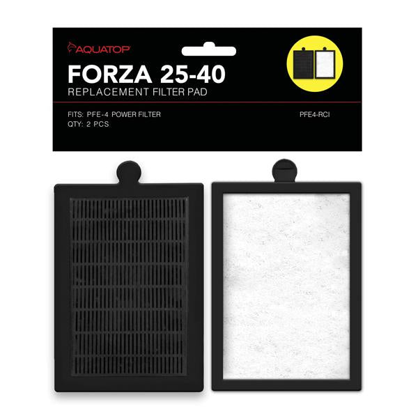 Aquatop Forza PFE4-RCI 25-40 replacement filter inserts, 2 pack