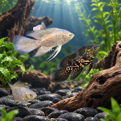 Longfin Oscar (Astronotus ocellatus)