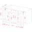 Innovative Marine Fusion 20 Long aquarium dimensions diagram