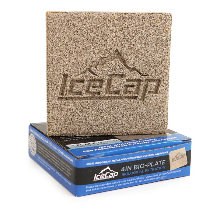IceCap 4-Inch Bio-Plate Biological Filter Media – Compact Ceramic Brick