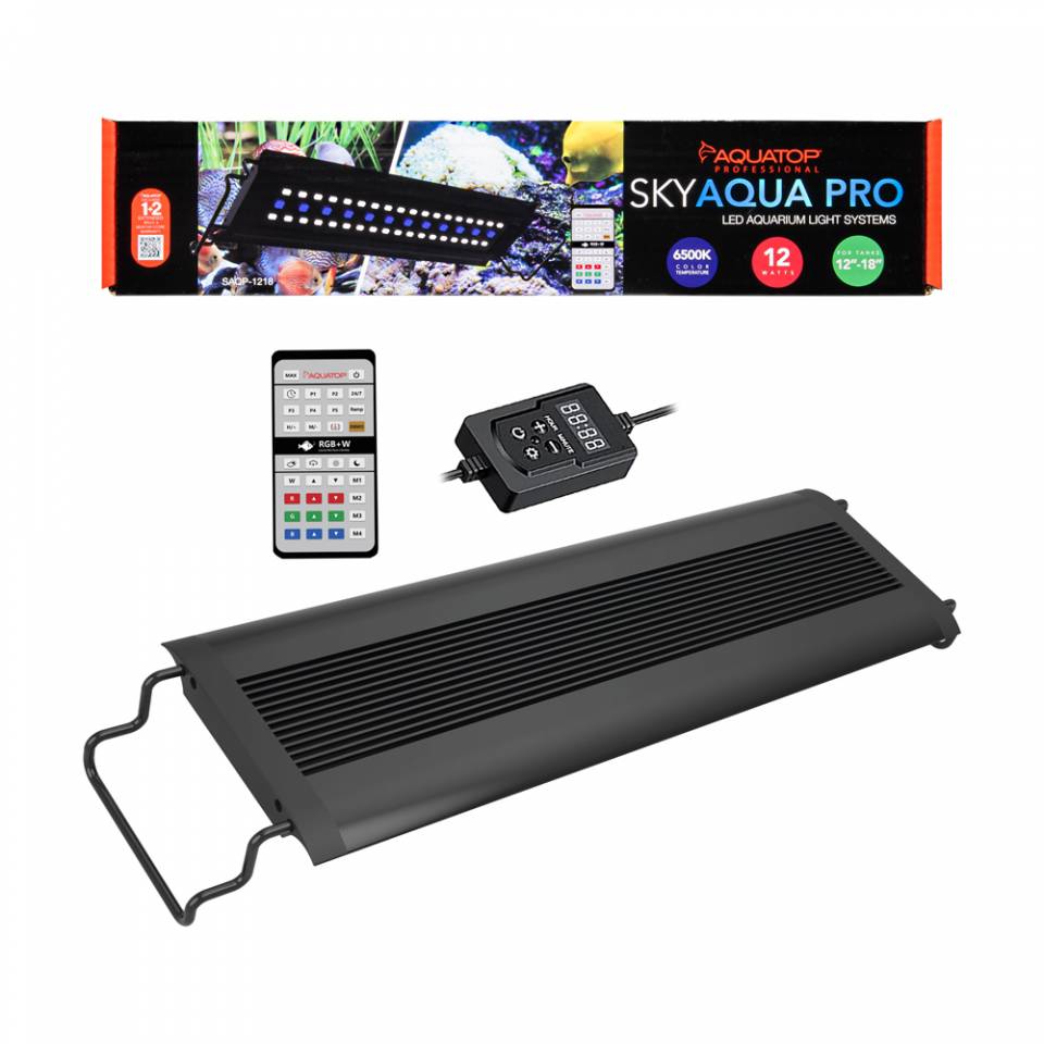 Aquatop SkyAqua Pro SAQP-1218 LED light with controller, remote and box